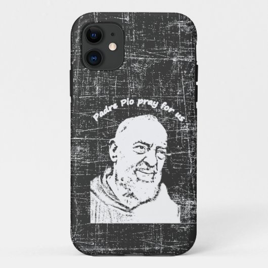 Padre Pio T-Shirt Case-Mate iPhone Case (Achterkant)