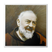 Padre Pio Tegeltje (Voorkant)
