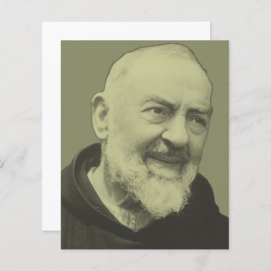 Padre Pio van Pietrelcina (Voorkant / Achterkant)