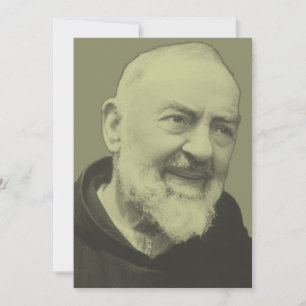 Padre Pio van Pietrelcina Feestdagenkaart