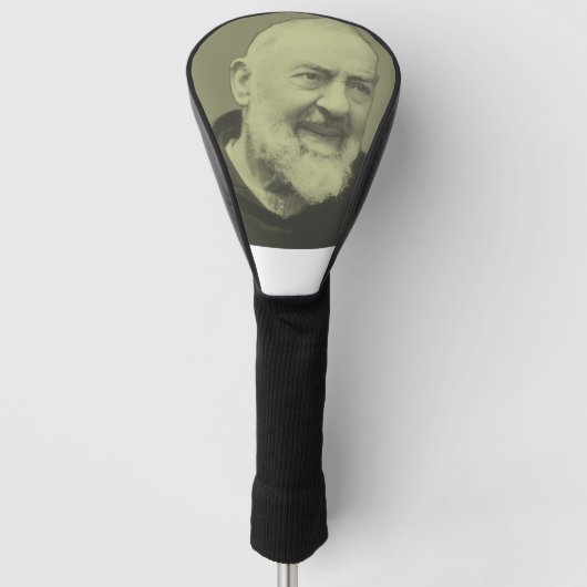 Padre Pio van Pietrelcina Golfheadcover (Voorkant)