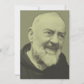 Padre Pio van Pietrelcina Kaart (Voorkant)