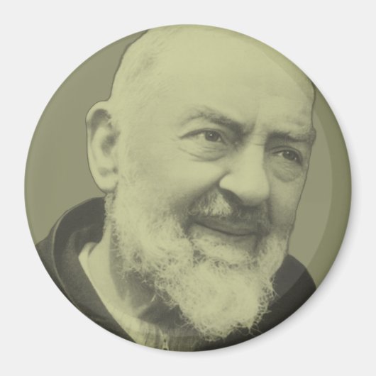 Padre Pio van Pietrelcina Magneet (Voorkant)