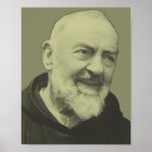 Padre Pio van Pietrelcina Poster (Voorkant)