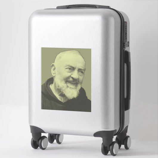 Padre Pio van Pietrelcina Sticker (Koffer)