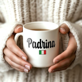 Padrina Italian Flag Mug - Gift for Godmother Koffiemok