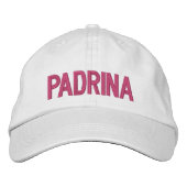 Padrino (godfather) geborduurd pet (Voorkant)