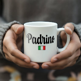 Padrino Italian Flag Mug - Italian Godfather Gift Koffiemok