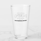 Padrino Limited Edition Persoonlijk Glas (Achterkant)