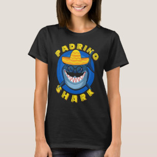 Padrino Shark Spaanse Peetouder Doop Christening T-shirt