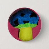 Padroom rood ronde button 5,7 cm (Voorkant)