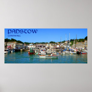 padstow cornwall poster