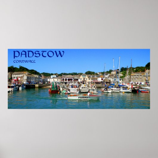 padstow cornwall poster (Voorkant)