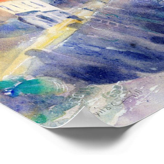 Padstow Habour Poster (Hoek)