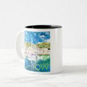Padstow Tweekleurige Koffiemok (Voorkant links)