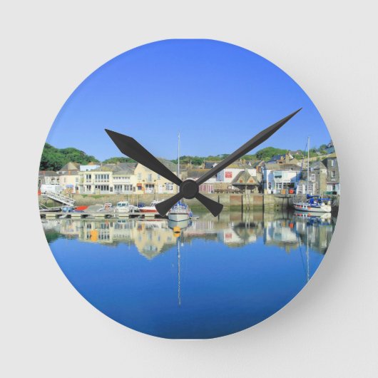 Padstow-wandklok Ronde Klok (Voorkant)
