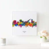 Padua Italië Skyline Vierkante Klok (Huis)