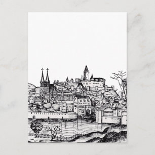 Padua middeleeuwse stad in Veneto, Noord-Italië Briefkaart
