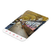 Padua overdekte markt uitzicht koelkastmagneet magneet (Linkerzijde)