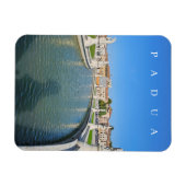 Padua Prato della Valle uitzicht koelkastmagneet Magneet (Horizontaal)