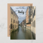 Padua-rivier in Italië Briefkaart (Voorkant / Achterkant)