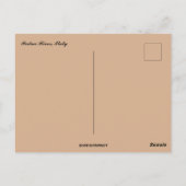 Padua-rivier in Italië Briefkaart (Achterkant)