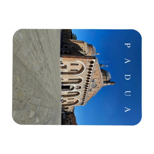 Padua Saint Anthony Basilica uitzicht koelkastmagn Magneet (Horizontaal)