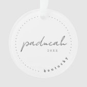 Paducah, Kentucky KY Travel Verenigde Staten Ornament (voorkant)