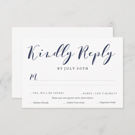 Paduka Script RSVP | HUWELIJKEN (Voorkant / Achterkant)