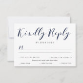 Paduka Script RSVP | HUWELIJKEN Kaartje (Voorkant)