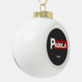 Padula Salerno italia Keramische Bal Ornament (Links)
