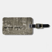  padvinder Camping Photo van 1920's Bagagelabel (Voorkant horizontaal)