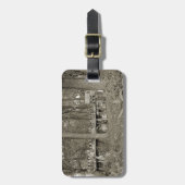  padvinder Camping Photo van 1920's Bagagelabel (Voorkant verticaal)