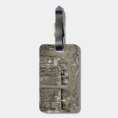  padvinder Camping Photo van 1920's Bagagelabel (Achterkant verticaal)