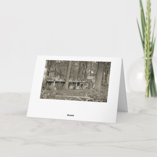  padvinder Camping Photo van 1920's Kaart (Achterkant)