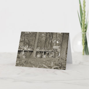  padvinder Camping Photo van 1920's Kaart