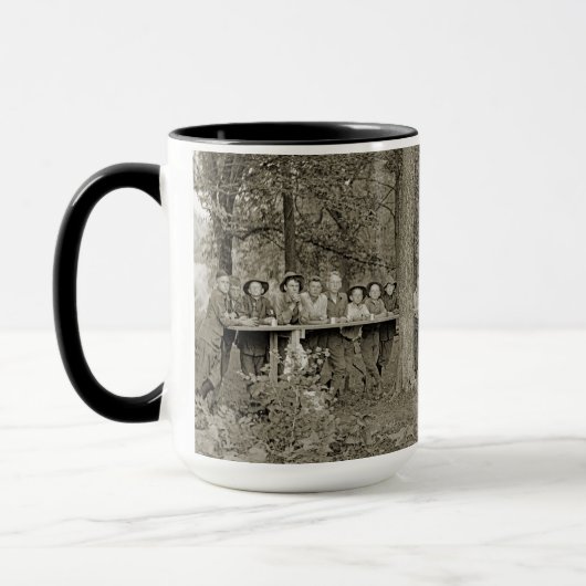  padvinder Camping Photo van 1920's Mok (Links)