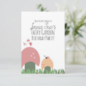 Padybugs Butterflies Bedankkaart (Staand voorkant)