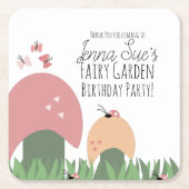 Padybugs Butterflies Kartonnen Onderzetters (Voorkant)