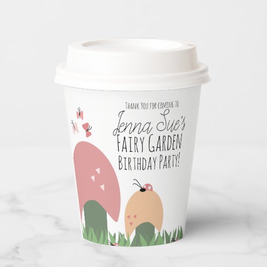 Padybugs Butterflies Papieren Bekers (Voorkant)