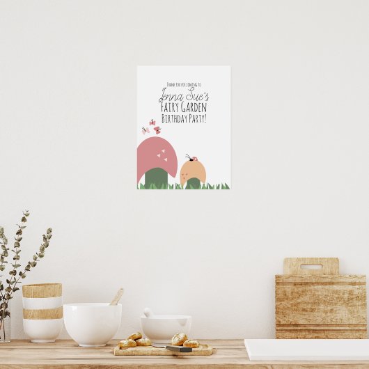 Padybugs Butterflies Poster (Keuken)
