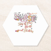 Paediactric Nurse Fun Halloween Design Essential T Kartonnen Onderzetters (Voorkant)