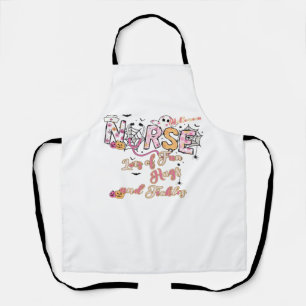 Paediatric Nurse Fun Halloween Ontwerp Essentieel  Schort