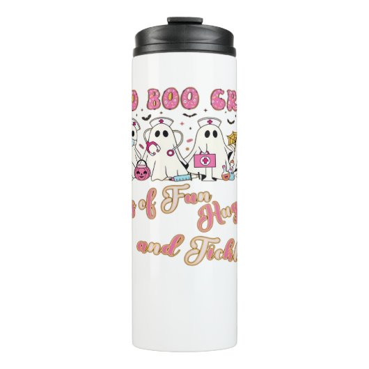 Paediatric Nurse Fun Halloween Ontwerp Essentieel  Thermosbeker (Voorkant)