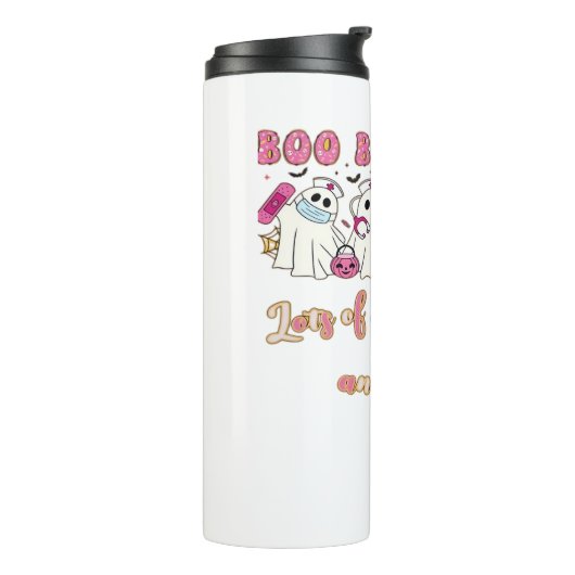 Paediatric Nurse Fun Halloween Ontwerp Essentieel  Thermosbeker (Gedraaid links)