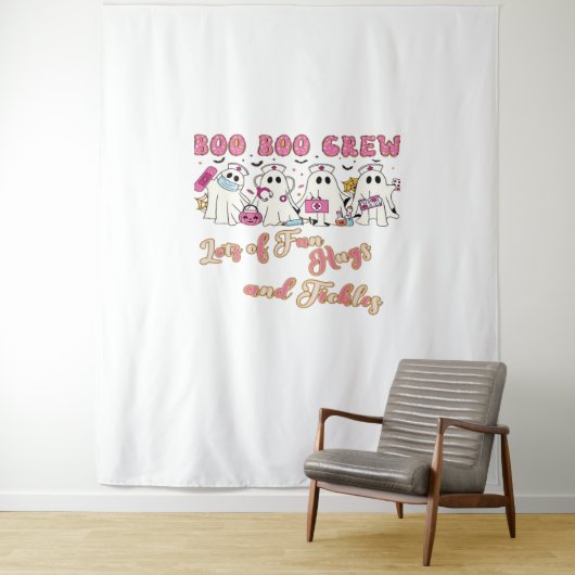 Paediatric Nurse Fun Halloween Ontwerp Essentieel  Wandkleed (In situ)