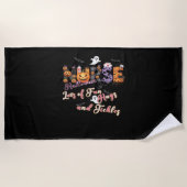 Paediatrics Nurse Fun Halloween Design Essential Strandlaken (Voorkant)