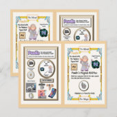 Paedin Wizard - Palladium Element Briefkaart (Voorkant / Achterkant)