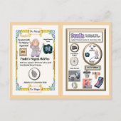 Paedin Wizard - Palladium Element Briefkaart (Achterkant)