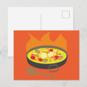 Paella Briefkaart (Voorkant / Achterkant)
